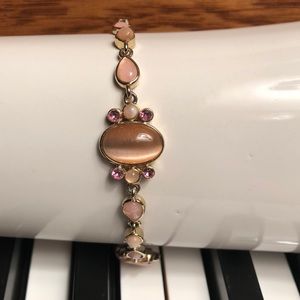 Stones bracelet in pink pastels
